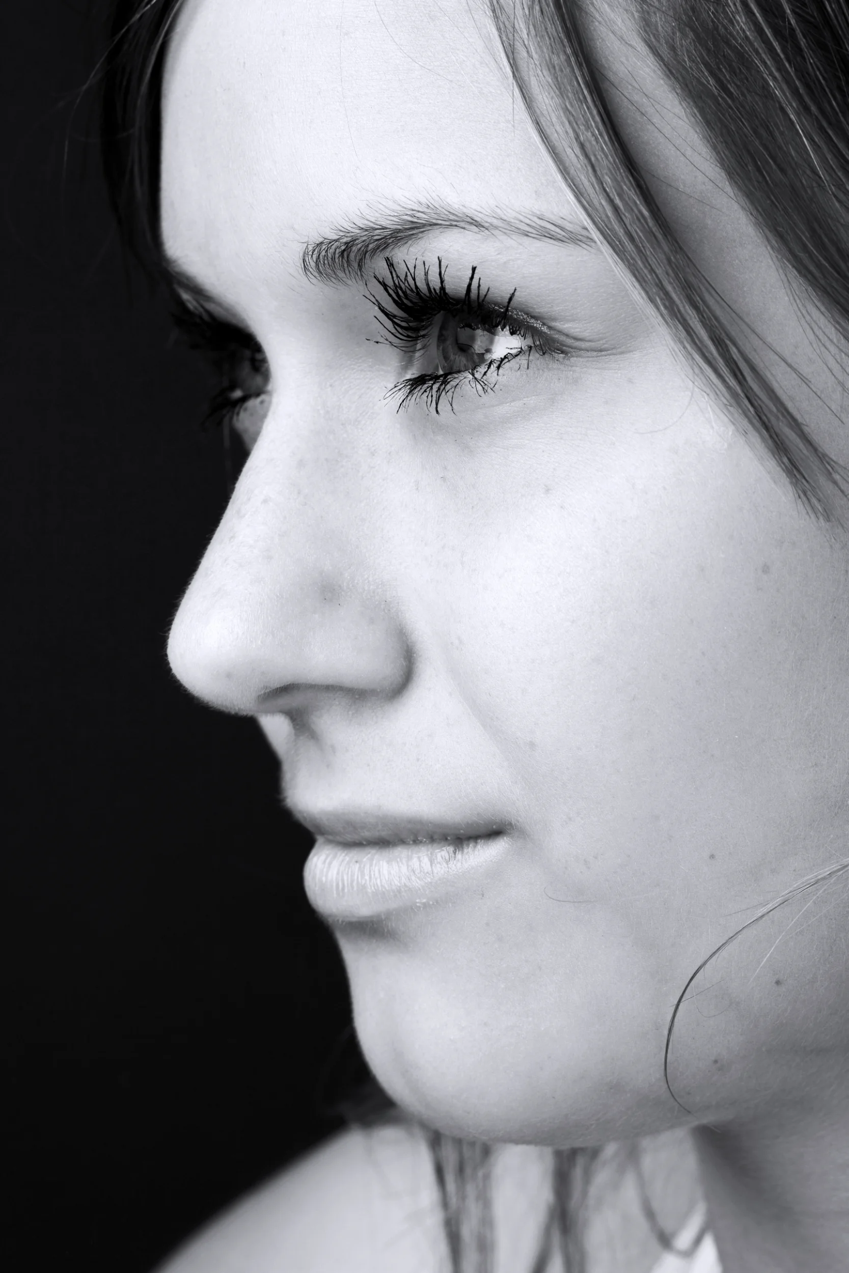 Blikket: Et autentisk sort/hvid portræt i profil