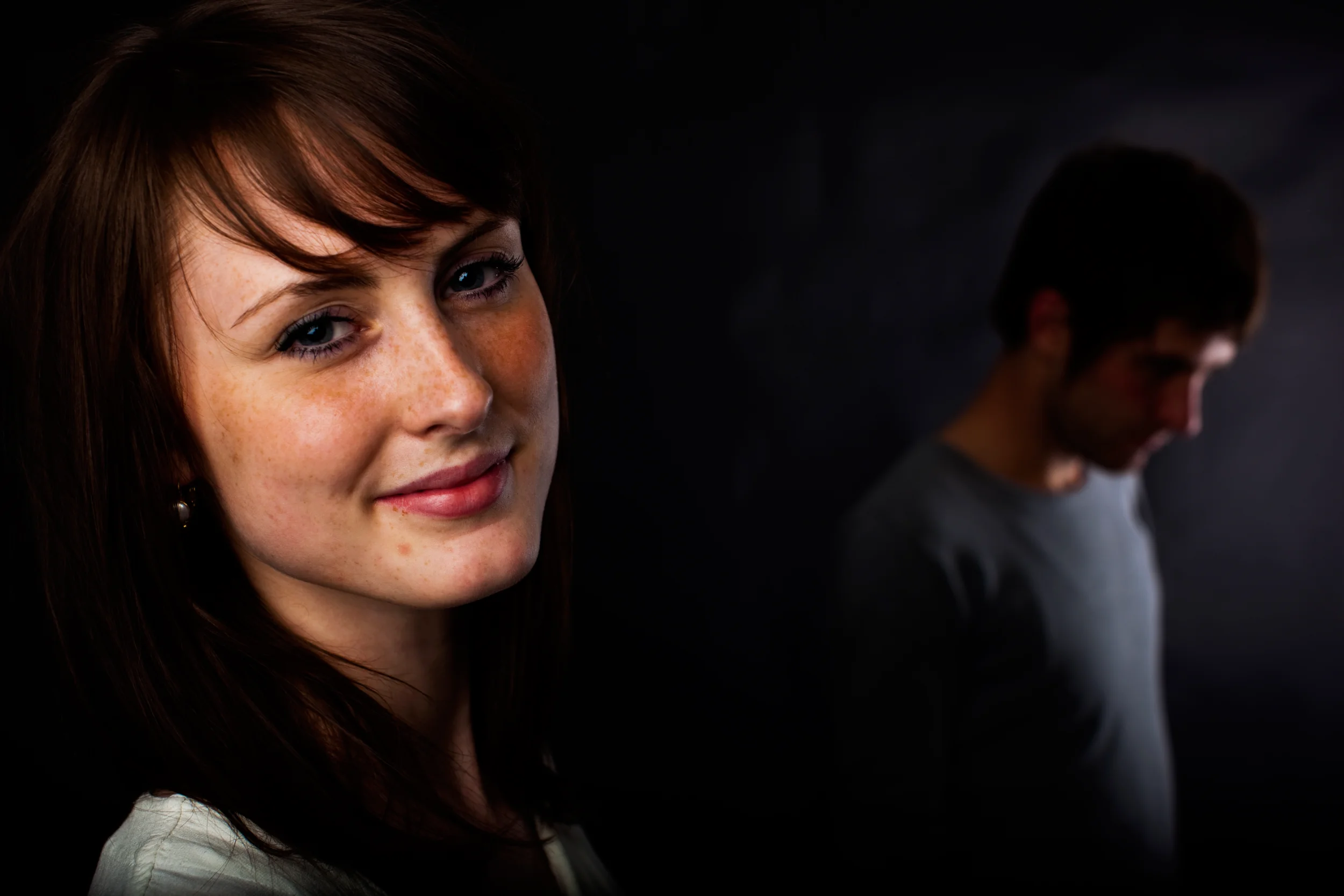 Virum - portræt af kvinde og mand i fokus