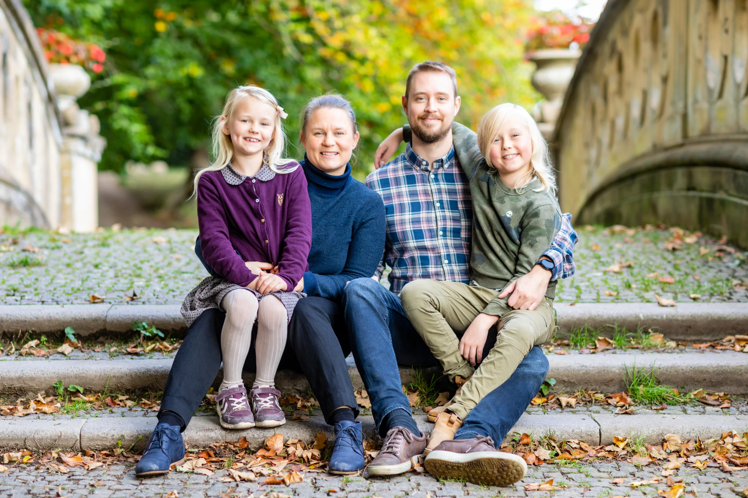 Virum: Familie fotografering med ægte smil