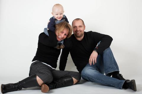 Virum – Familiens glæde, fanget på portrætfoto