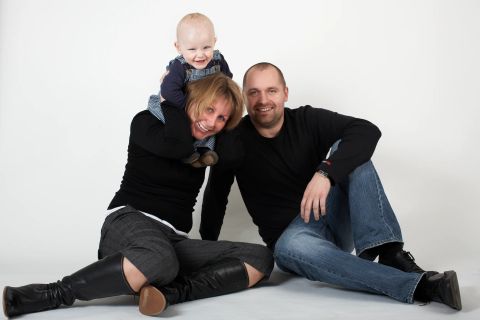 Virum – Familiens glæde, fanget på portrætfoto