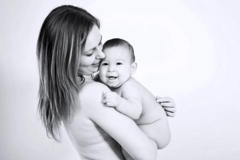 Hjertevarm baby fotosession i Virum