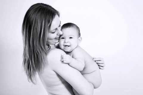 Hjertevarm baby fotosession i Virum